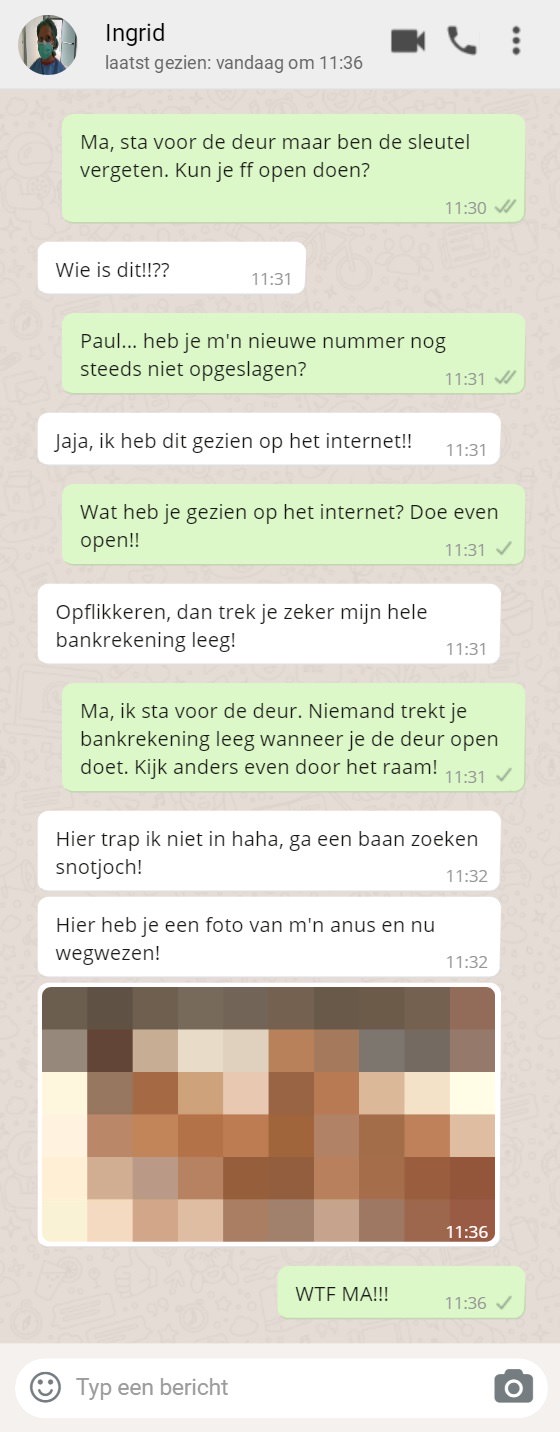 Voorbeeld fraude online advertentie 2